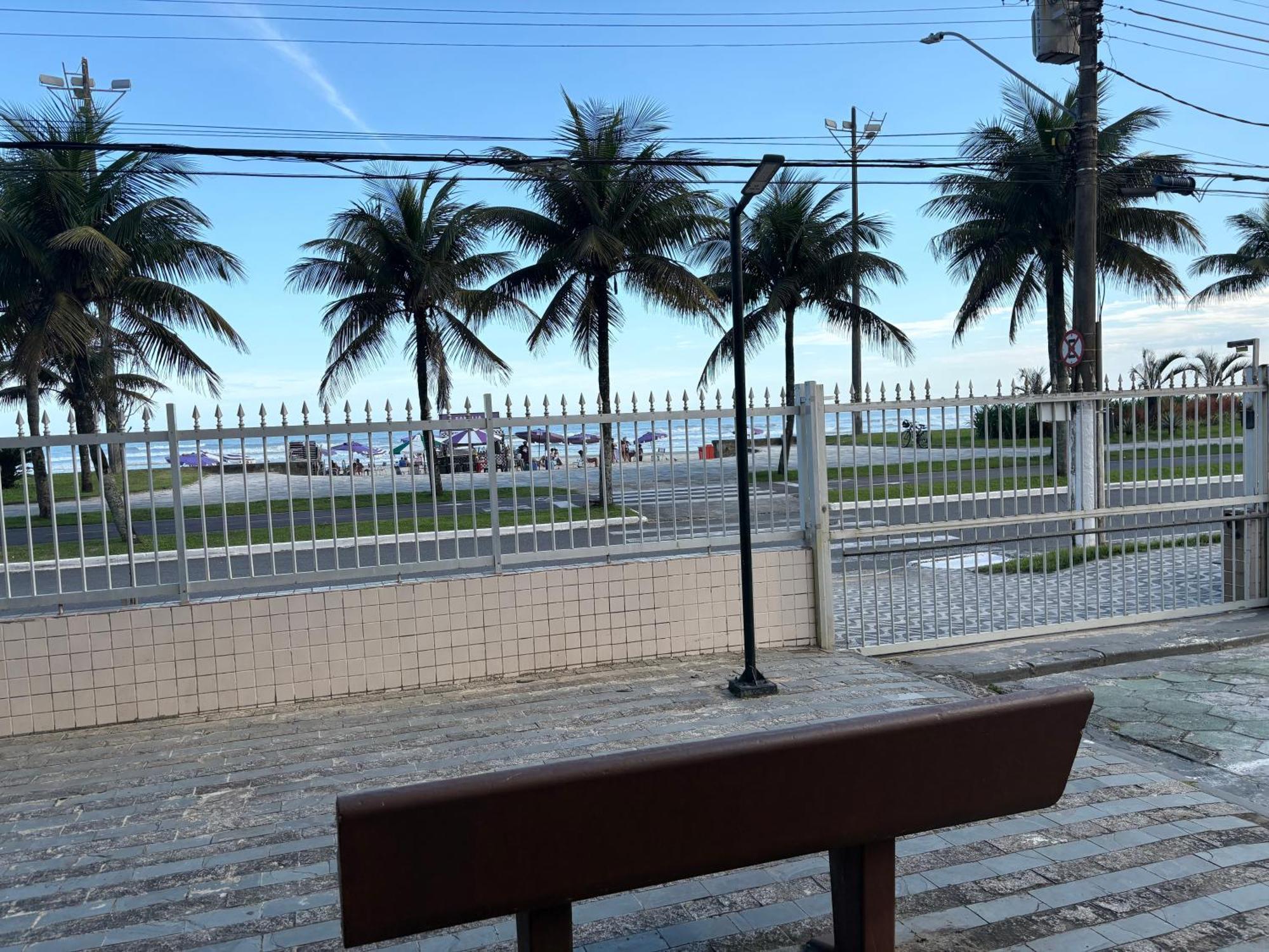 Frente Mar C Garagem! Lejlighed Praia Grande  Eksteriør billede